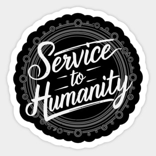 Arise and Render Service to Humanity - Baha'i Faith Sticker